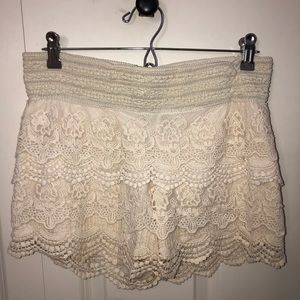Cream colored Shorts